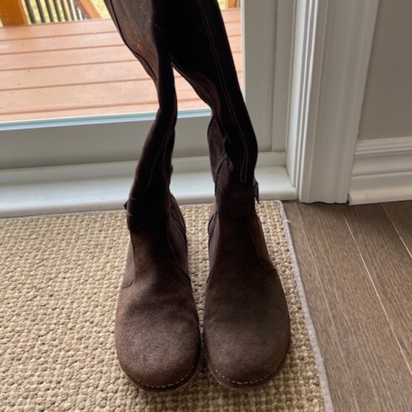 EL NATURALISTA over-the-knee leather boots Angkor N976 US 6-6.5 dark brown - Picture 6 of 16